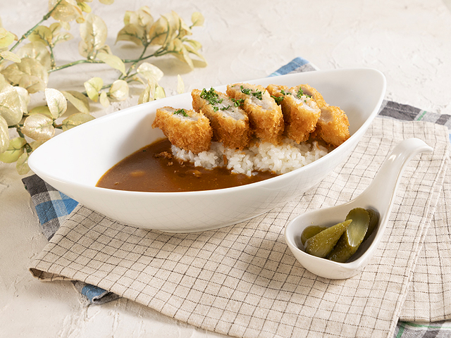 三元豚のロースカツカレー