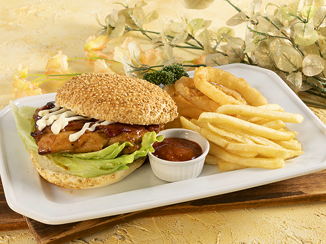 照焼チキンバーガー